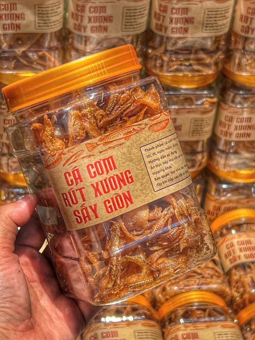 Cá cơm rút xương sấy giòn