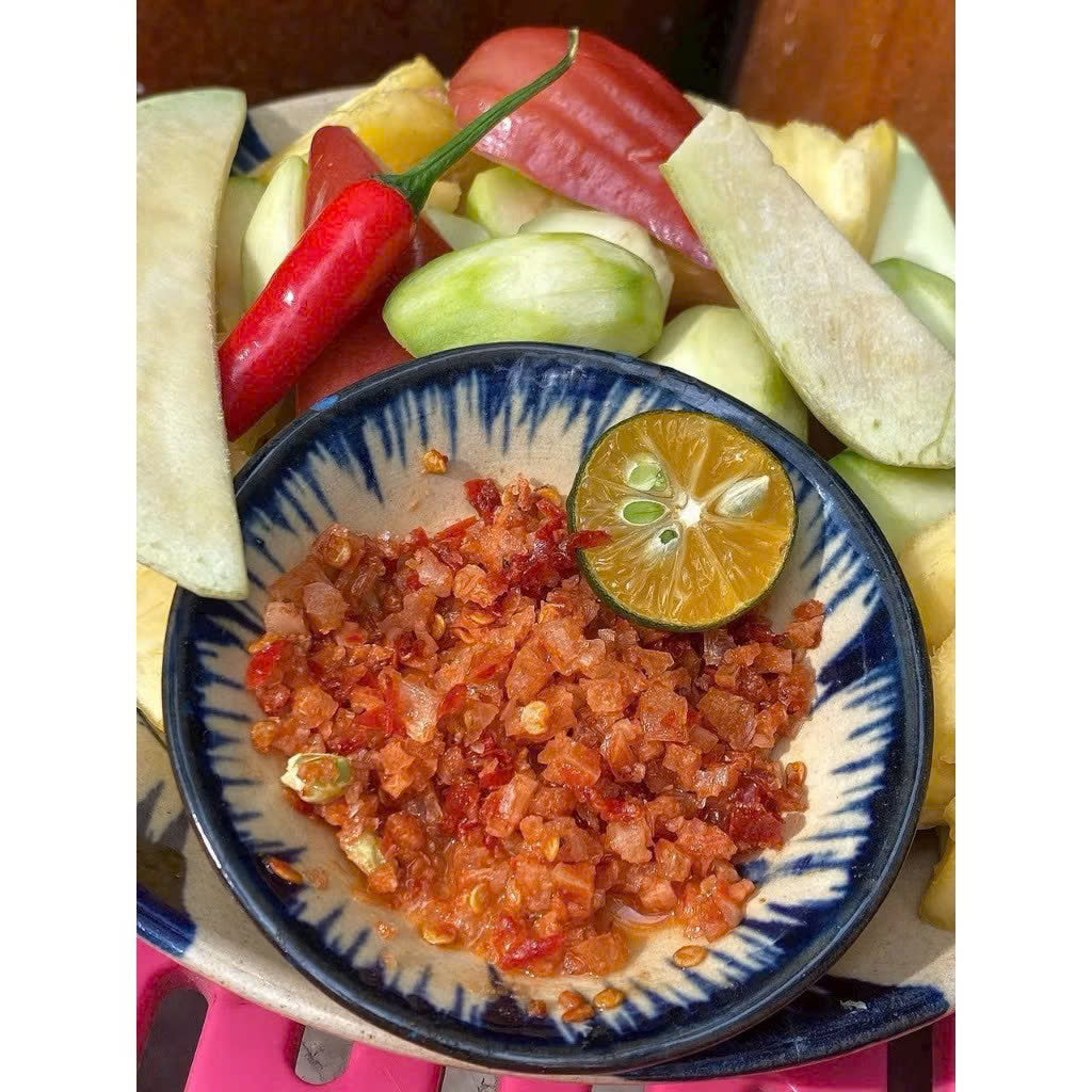 Muối ớt đỏ hột rang