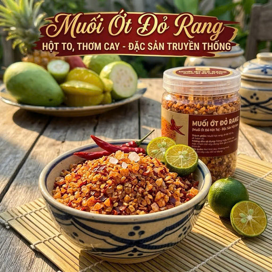 Muối ớt đỏ hột rang