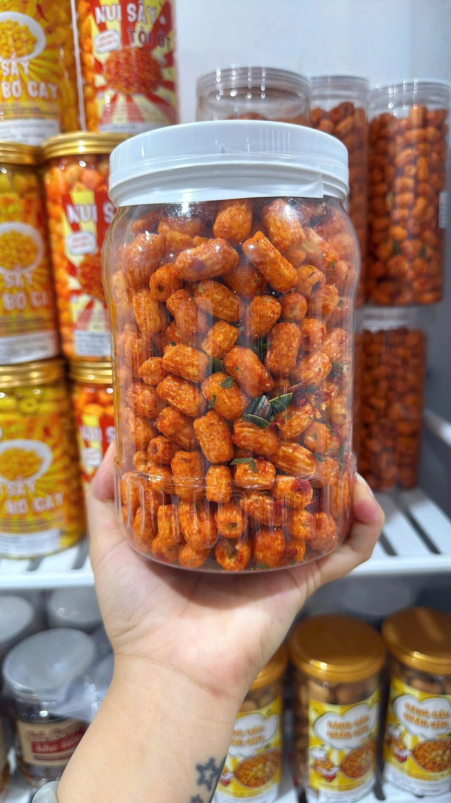 Nui sấy khô bò lá chanh