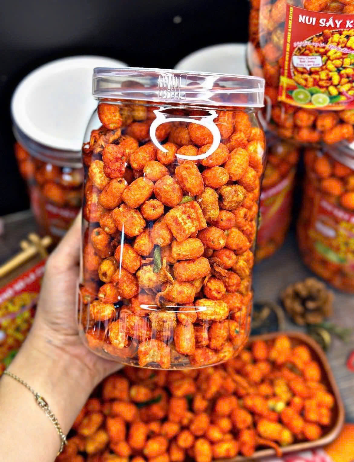 Nui sấy khô bò lá chanh