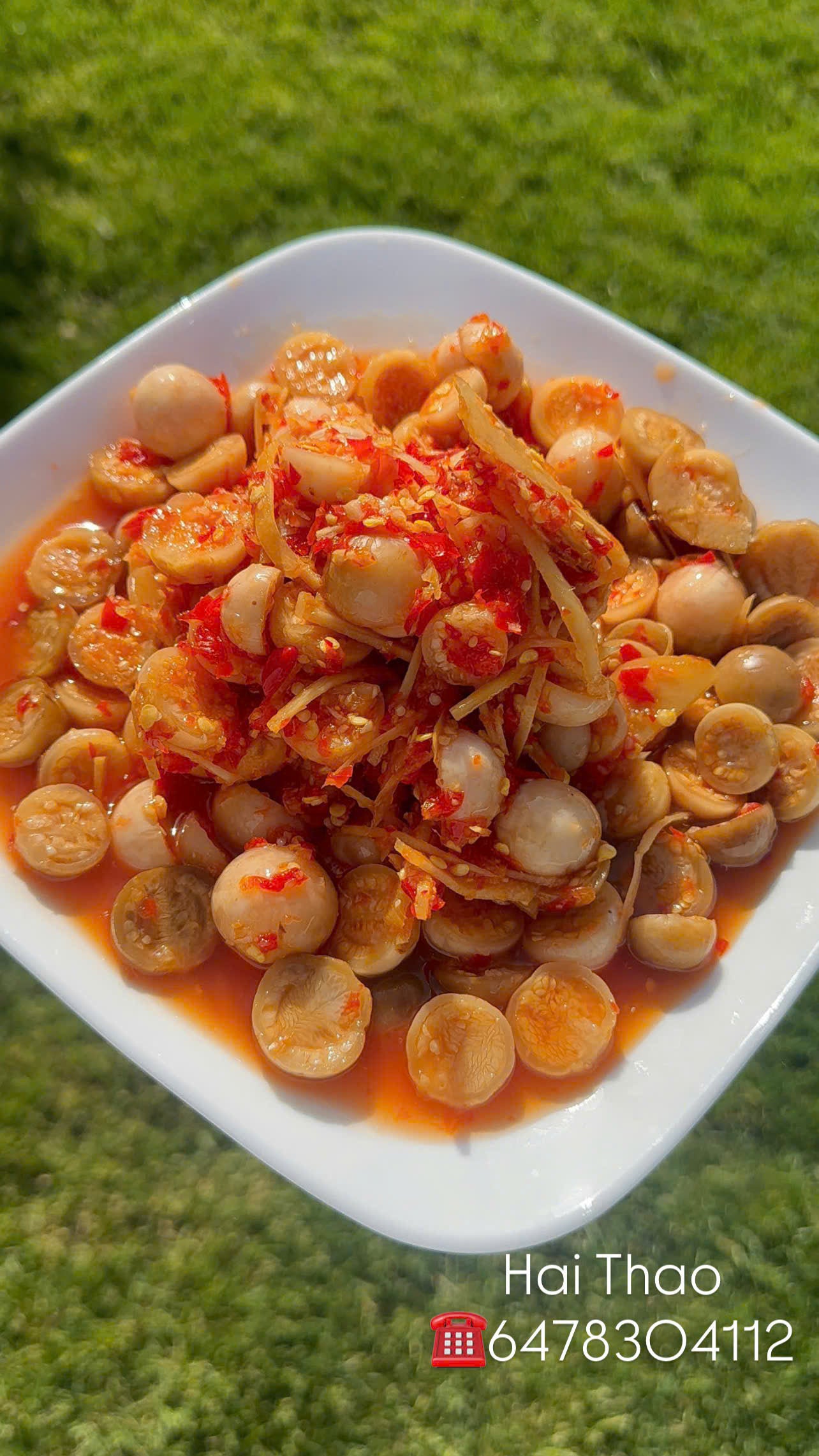Cà pháo dầm nước mắm hủ to 900g